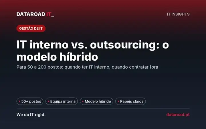 Departamento de IT interno vs outsourcing: o modelo híbrido para empresas de 50 a 200 postos — DataRoad
