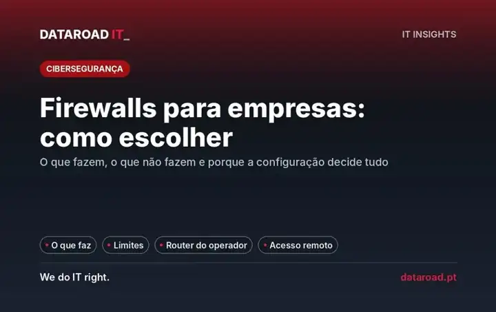 Firewalls para empresas: o que fazem, os seus limites, acesso remoto e como escolher — DataRoad