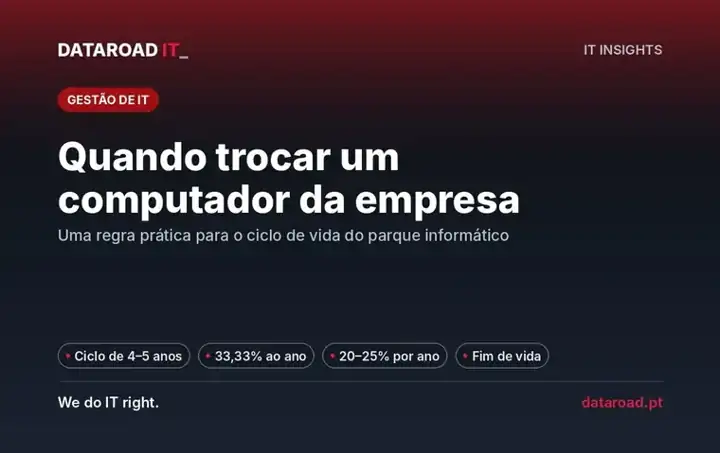 Quando trocar um computador: ciclo de vida, depreciação, renovação por ondas e reciclagem do parque — DataRoad