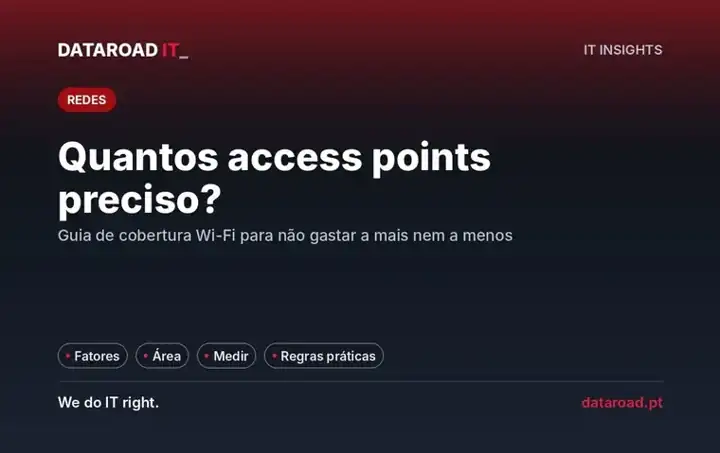 Quantos access points preciso: guia de cobertura Wi-Fi com os fatores que definem o número certo — DataRoad